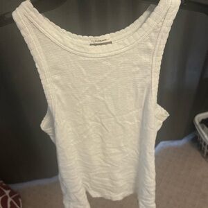 NWOT MOTHER white tank top.